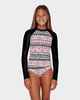 BILLABONG GIRLS MOON TRIBE RASHGUARD SET- MULTI