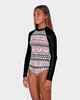 BILLABONG GIRLS MOON TRIBE RASHGUARD SET- MULTI