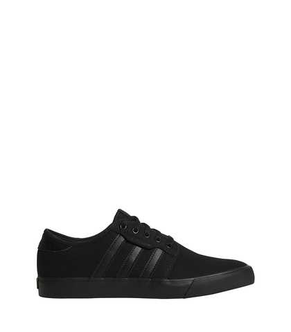 ADIDAS SEELEY SHOE - BLACK / BLACK CANVAS