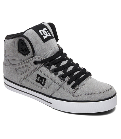 DC PURE HIGH TOP SHOE - GREY