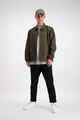HUFFER MENS COACHES JACKET - MILITARY
