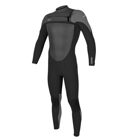 O'NEILL SUPERFREAK FUZE C/ZIP 4/3 STEAMER - BLACK/GRAPH/SMK