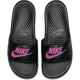 NIKE SB LADIES BENASSI SLIDE - BLACK/ PINK 