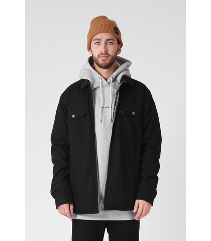 RPM MENS REVERSIBLE SHACKET - BLACK