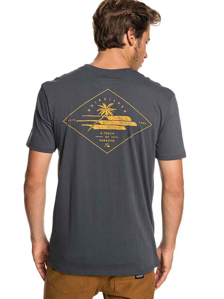 QUIKSILVER MENS PALM BREAKER TEE - Mens-Tops : Sequence Surf Shop ...