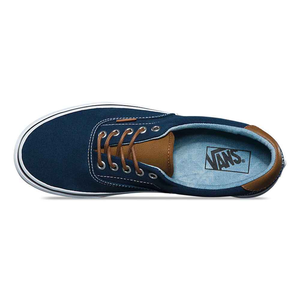 vans era dress blue tweed