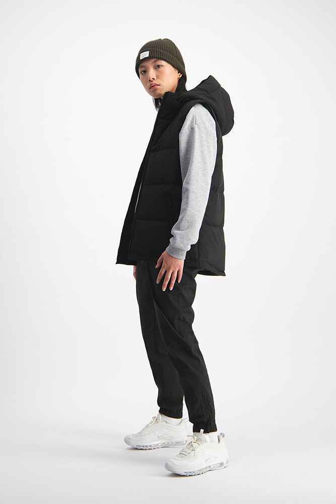 HUFFER LADIES CLASSIC DOWN PUFFER VEST BLACK WomensTop Sequence