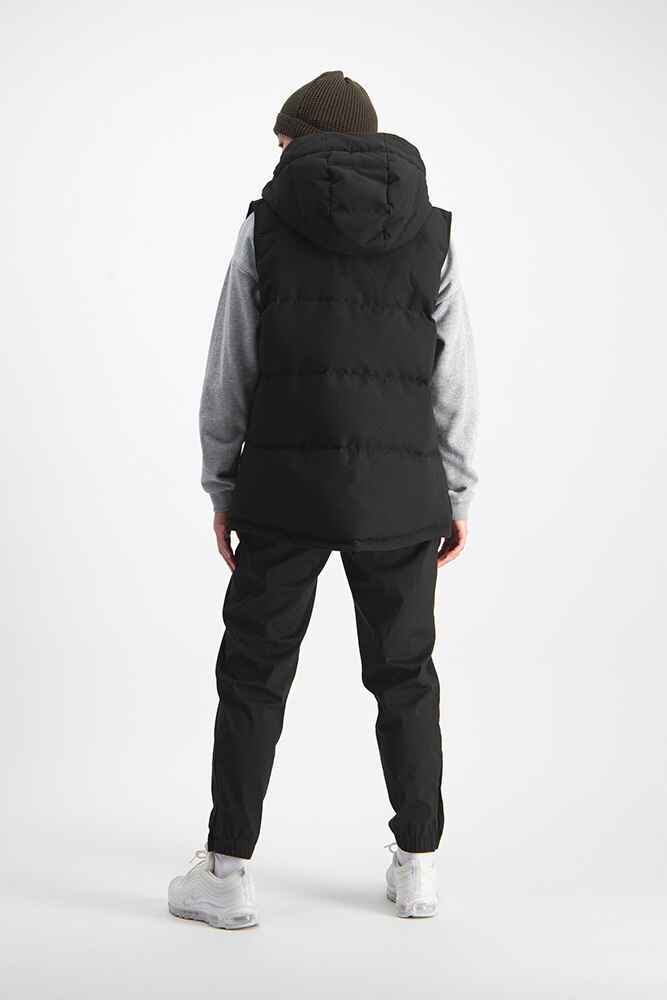 HUFFER LADIES CLASSIC DOWN PUFFER VEST BLACK WomensTop Sequence