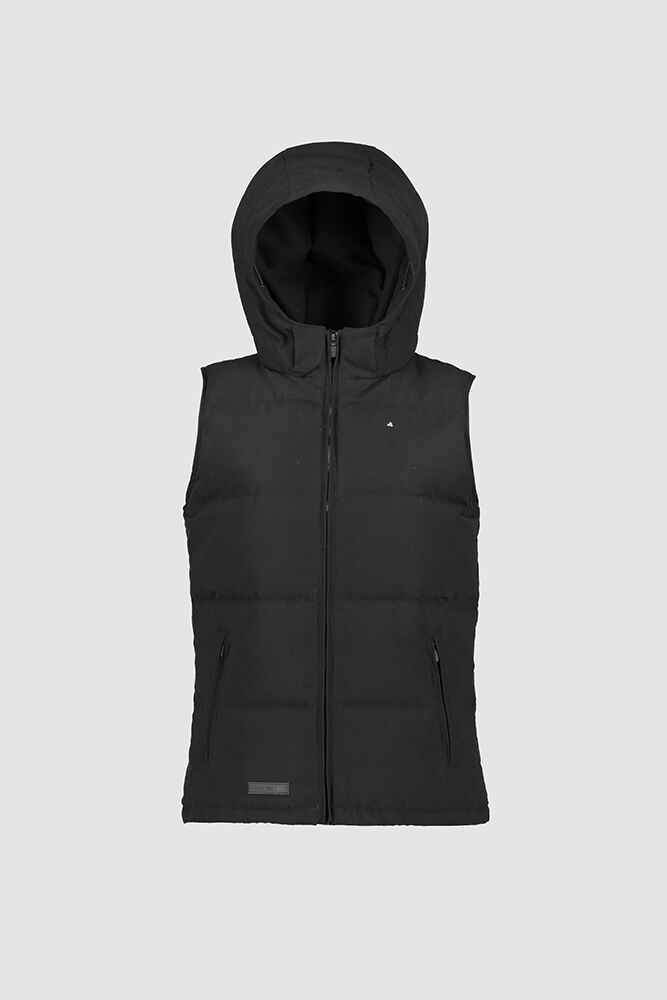 HUFFER LADIES CLASSIC DOWN PUFFER VEST BLACK WomensTop Sequence