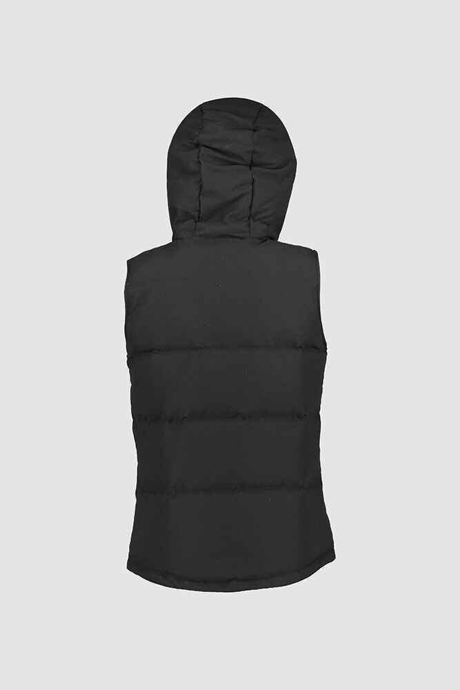 HUFFER LADIES CLASSIC DOWN PUFFER VEST BLACK WomensTop Sequence