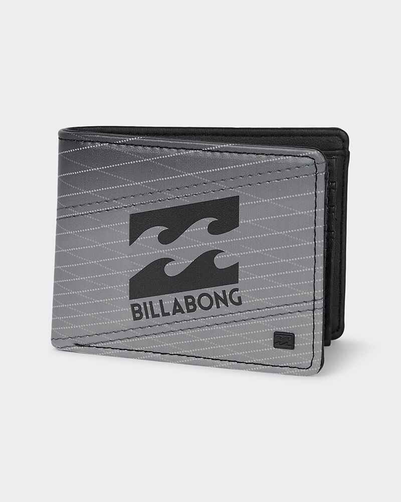BILLABONG MENS TEAM FLIP WALLET BLACK / GREY BILLABONG MENS W19