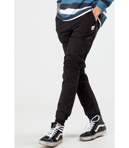 RUSTY MENS HOOK OUT BEACH PANT - BLACK