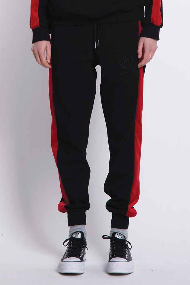 LOWER LADIES PALOMA TRACKIES - BLACK/RED - Womens-Bottoms : Sequence ...