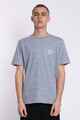 LOWER MENS QRS TEE - VISIONS - GREY MARLE