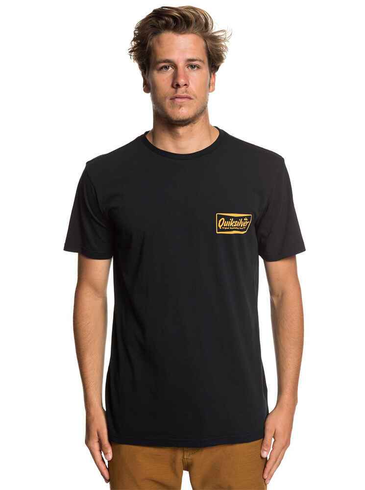 QUIKSILVER MENS ALL AY TEE - BLACK - Mens-Tops : Sequence Surf Shop ...