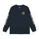 SANTA CRUZ BOYS COILED DOT L/S TEE - STORM