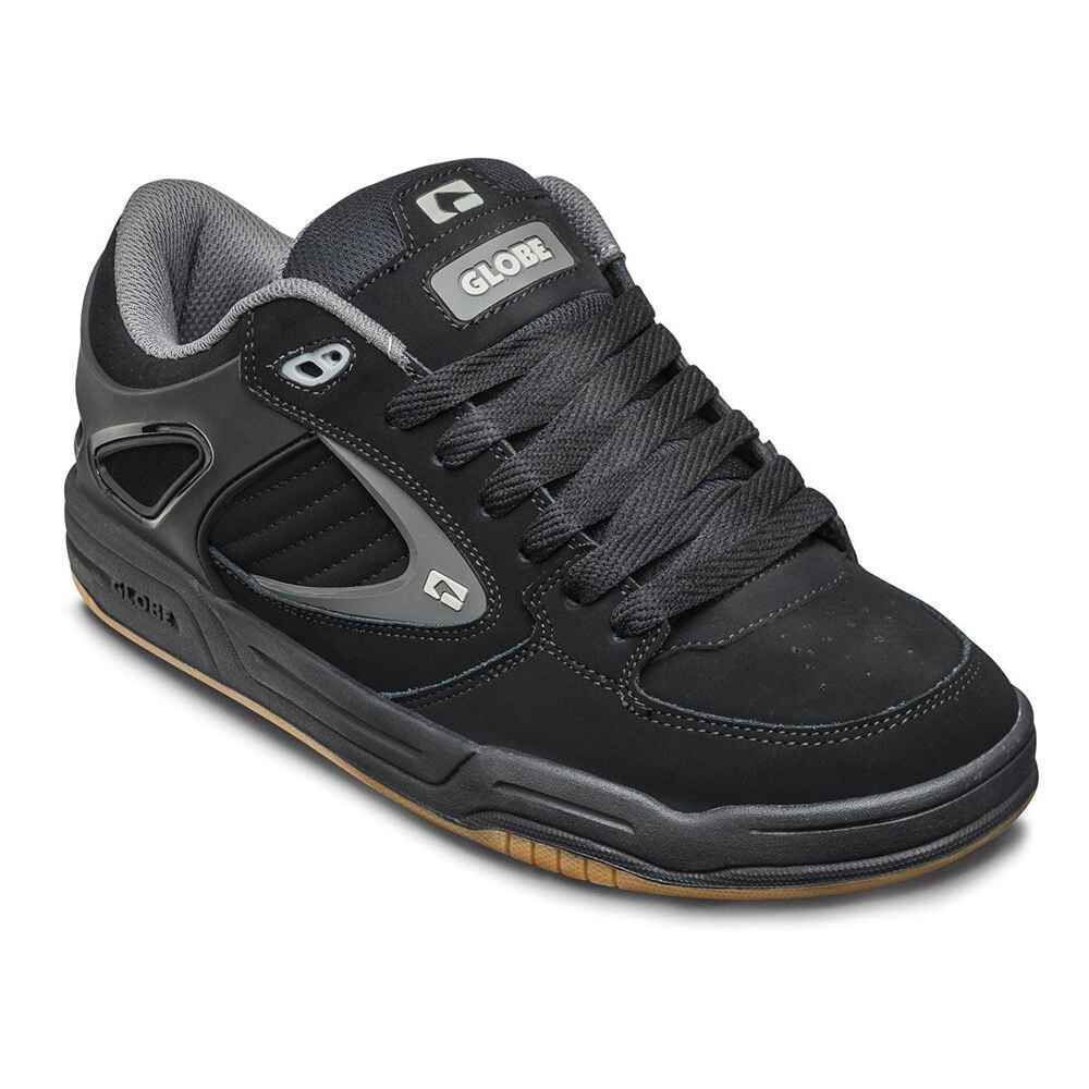 GLOBE AGENT SHOE BLACK BLACK/CHARCOAL FootwearShoes GLOBE AGENT SHOE BLACK BLACK/CHARCOAL FootwearShoes