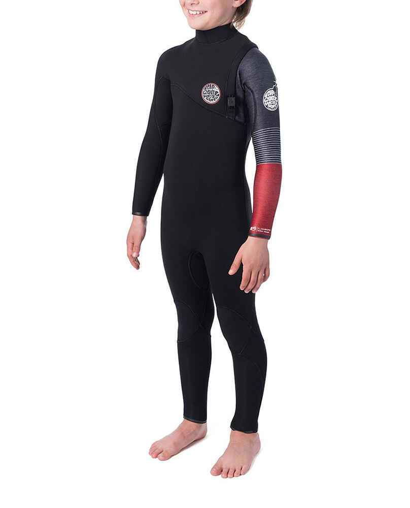 RIPCURL BOYS FLASHBOMB 4/3 ZIP FREE STEAMER SurfBoys Wetsuits