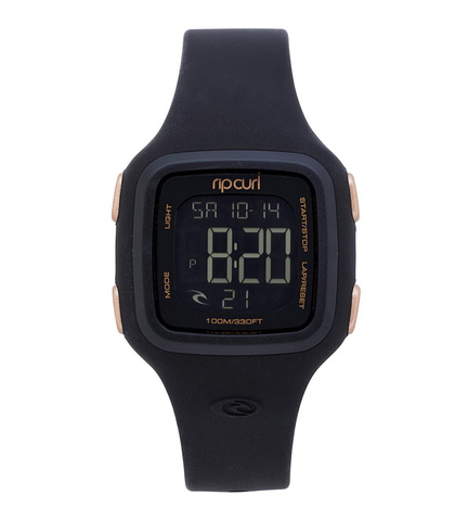 RIPCURL LADIES CANDY 2 DIGITAL SILICONE WATCH - ROSE GOLD