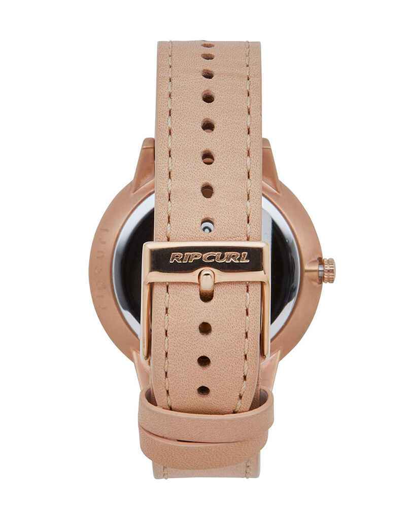 RIPCURL LADIES LOLA SLIM ROSE GOLD WATCH LEATHER / NUDE Womens