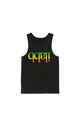 ILABB MENS CAPSIZE SINGLET - RASTA