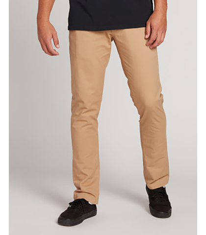 VOLCOM MENS FRICKIN SLIM CHINO - GRAVEL