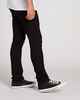 VOLCOM MENS 2X4 TAPERED DENIM JEAN - BLACK / BLACK