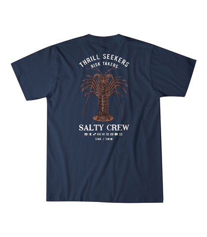 SALTY CREW BUGGING OUT S/S TEE - NAVY
