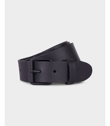 BILLABONG MENS STRINGER LEATHER BELT - BLACK GRAIN - - BILLABONG MENS W19