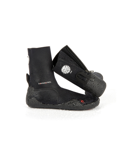 patrol dawn 3mm bootie ripcurl toe boys round sequence w19 booties wetsuits rip curl surf