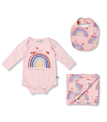 MINTI BABY GIRL RAINBOW CONNECTION GIFT PACK
