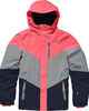 O'NEILL GIRLS CORAL SNOW JACKET - NEON TANGERINE PINK