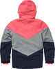 O'NEILL GIRLS CORAL SNOW JACKET - NEON TANGERINE PINK