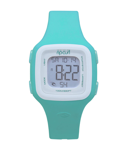 RIPCURL CANDY 2 DIGITAL SILICONE WATCH- MINT 0067