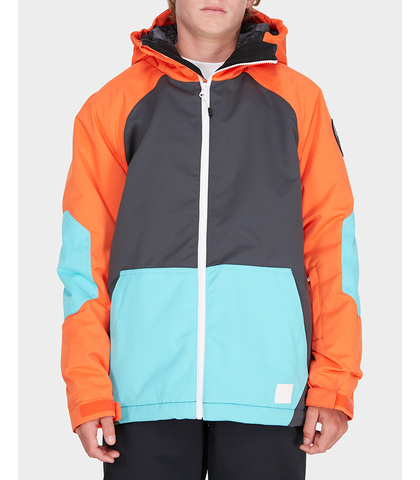 BILLABONG BOYS ALL DAY SNOW JACKET - PUFFIN ORANGE