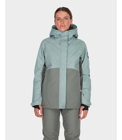 BILLABONG LADIES SIENNA SNOW JACKET - AGAVE