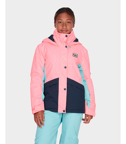 BILLABONG GIRLS KAYLA SNOW JACKET - PEACH