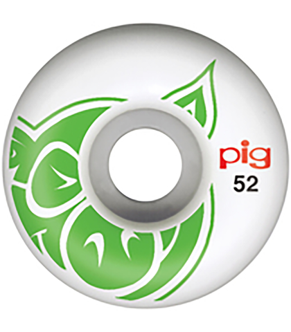 PIG WHEELS - HEAD GREEN 52MM