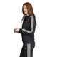 ADIDAS LADIES 3 STRIPE TRACK TOP - BLACK