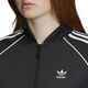 ADIDAS LADIES 3 STRIPE TRACK TOP - BLACK
