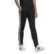 ADIDAS LADIES 3 STRIPE TRACK PANTS - BLACK