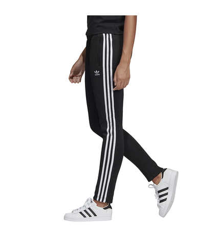 ADIDAS LADIES 3 STRIPE TRACK PANTS - BLACK - Womens-Bottoms : Sequence ...