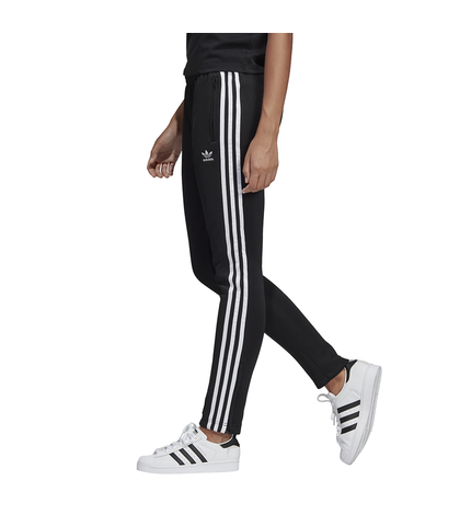 ADIDAS LADIES 3 STRIPE TRACK PANTS - BLACK - Womens-Bottoms : Sequence ...