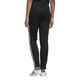 ADIDAS LADIES 3 STRIPE TRACK PANTS - BLACK