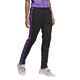 ADIDAS LADIES 3 STRIPE TRACK PANT - BLACK / PURPLE 