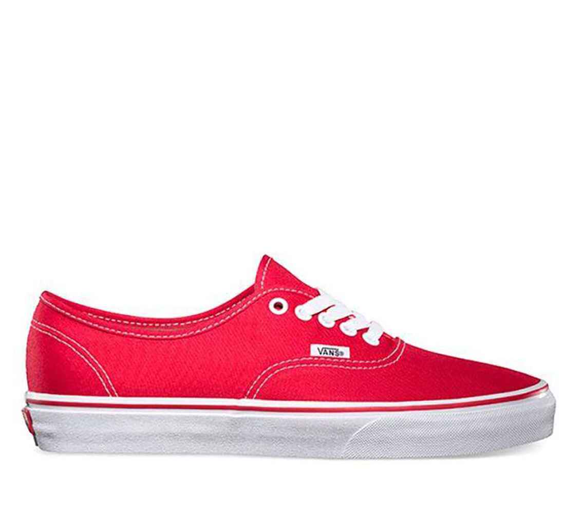 VANS AUTHENTIC SHOE - RED - Footwear-Shoes : Sequence Surf Shop - VANS W19