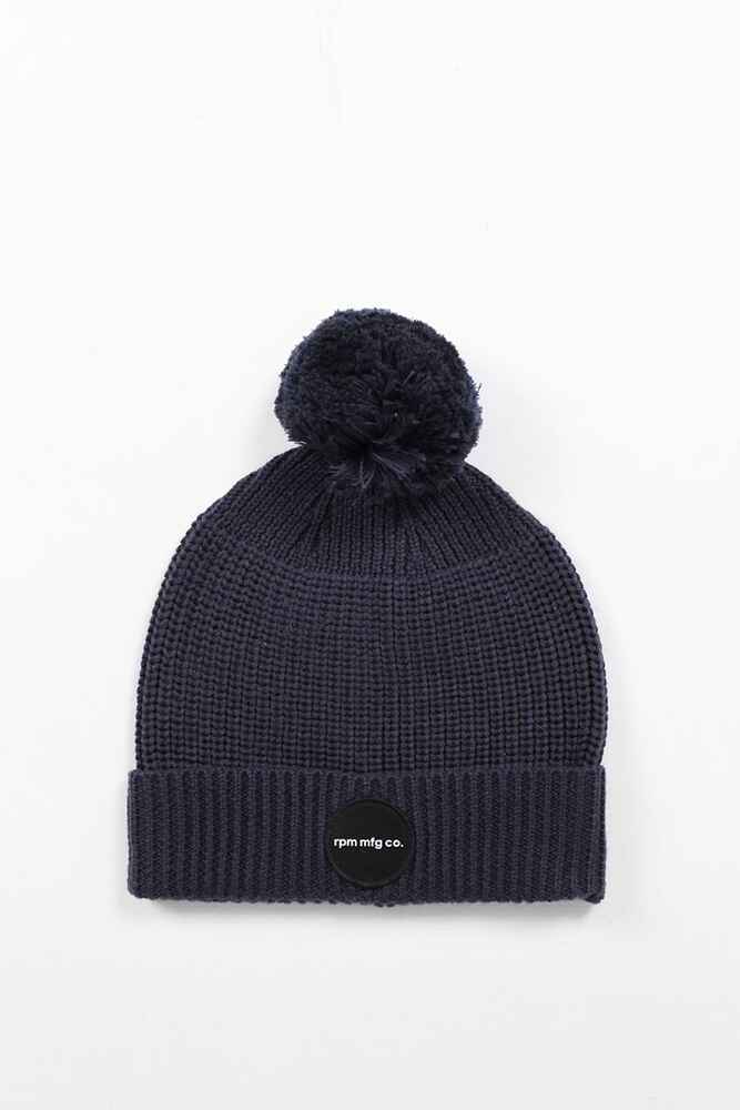 RPM POM POM BEANIE - NAVY - Mens 