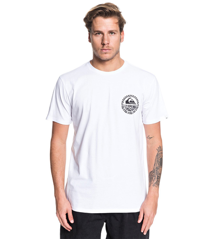 QUIKSLIVER MENS ALL UNDA S/S TEE - WHITE
