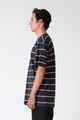 RPM MENS STRIPE TEE - NAVY STRIPE