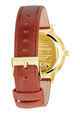 NIXON KENSINGTON LEATHER WATCH - GOLD / SADDLE